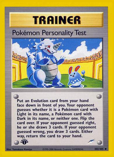 Pokémon Personality Test